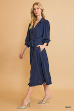 Load image into Gallery viewer, Navy Girl Dress