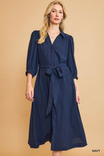 Load image into Gallery viewer, Navy Girl Dress