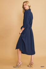 Load image into Gallery viewer, Navy Girl Dress