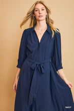 Load image into Gallery viewer, Navy Girl Dress