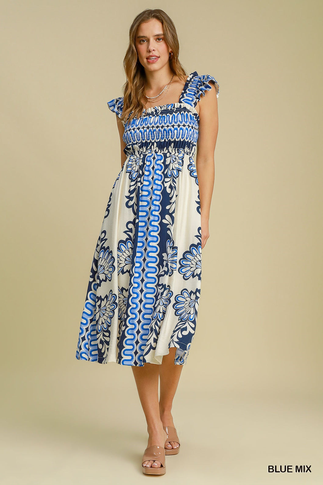 Blue Mix Dress