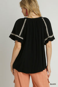 Embroider Top