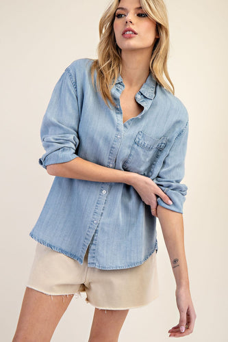 Chambray Top