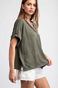 Fave V Neck Top