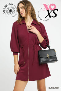 Burgundy Luxe Dress