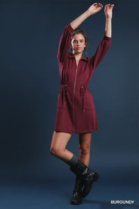 Burgundy Luxe Dress