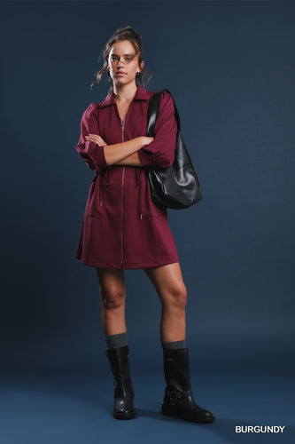 Burgundy Luxe Dress