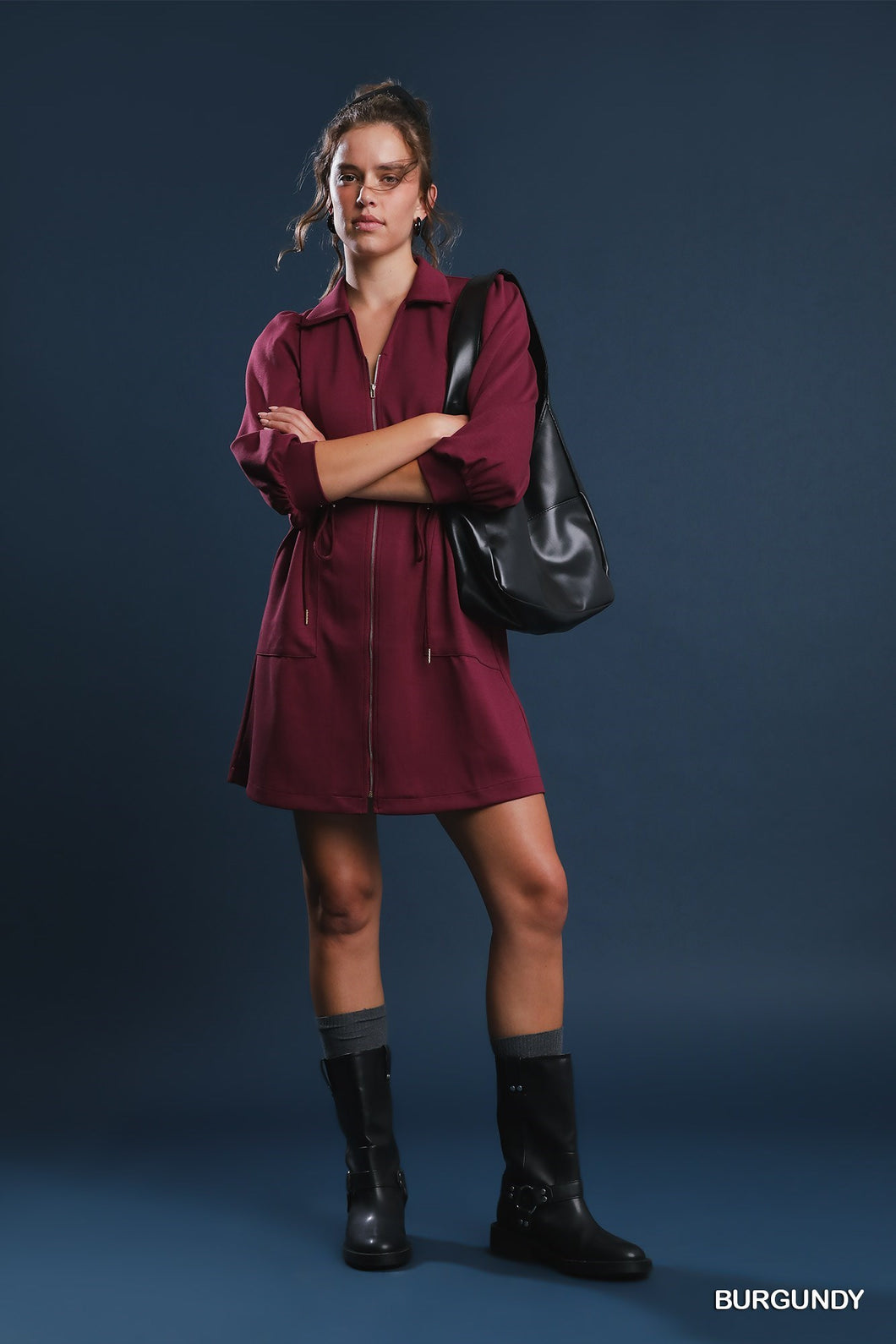 Burgundy Luxe Dress