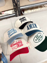 Load image into Gallery viewer, Make Heaven Crowded - Denim Vintage Trucker Hat