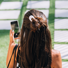 Load image into Gallery viewer, Teleties French Hair Pin Coconut White