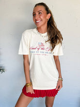 Load image into Gallery viewer, Land of the Free Watercolor Tee