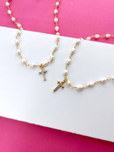 Load image into Gallery viewer, Jacee Cross Necklace