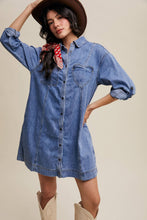 Load image into Gallery viewer, Denim Heart Dress