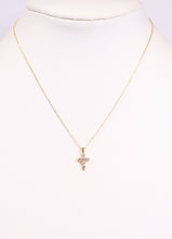 Load image into Gallery viewer, CH Kitty Cross Necklace GOLD