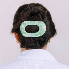 Load image into Gallery viewer, Flat Round Hair Clip | Large | Spring Splash
