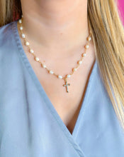 Load image into Gallery viewer, Jacee Cross Necklace