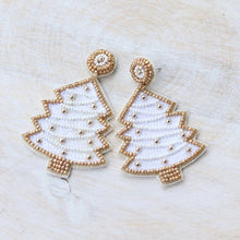 Load image into Gallery viewer, Custom Beaded White Christmas Tree