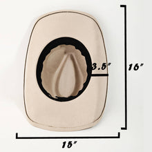 Load image into Gallery viewer, Turquoise Oval Stone Strap Western Cowboy Hat