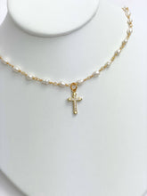 Load image into Gallery viewer, Jacee Cross Necklace
