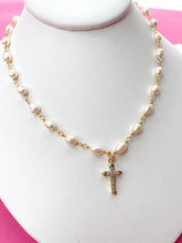 Load image into Gallery viewer, Jacee Cross Necklace