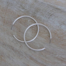 Load image into Gallery viewer, Skinny Everyday Silver Hoop | Classic Hoop Earrings