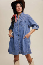 Load image into Gallery viewer, Denim Heart Dress