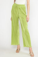 Load image into Gallery viewer, Apple Green Satin Pants