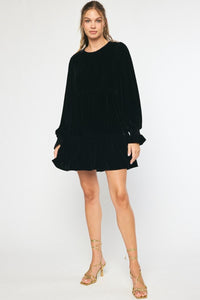 Black Velvet Dress