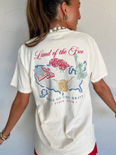 Load image into Gallery viewer, Land of the Free Watercolor Tee