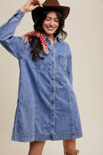 Load image into Gallery viewer, Denim Heart Dress