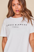 Load image into Gallery viewer, Carte Blanche TShirt Dress