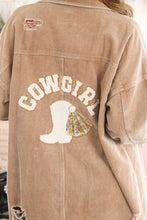 Load image into Gallery viewer, Cowgirl Sequin Shacket