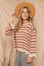 Load image into Gallery viewer, Candy Striper Sweater