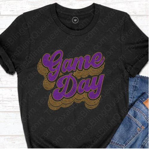 Purple & Gold T