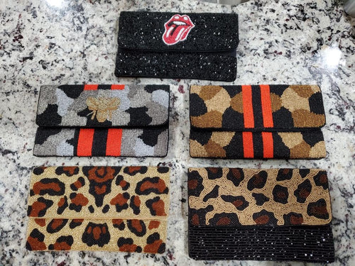 Beaded Clutch Bag